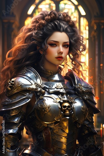 The girl in the armour 