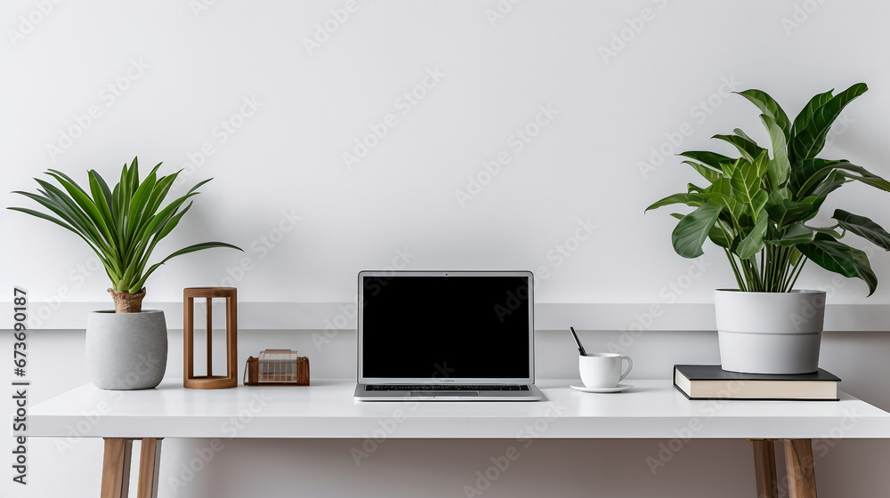 modern office interior with table modern office interior with table
