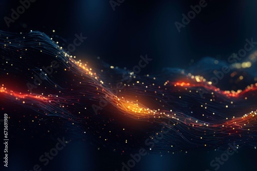 Abstract Flowing connection Background for business.