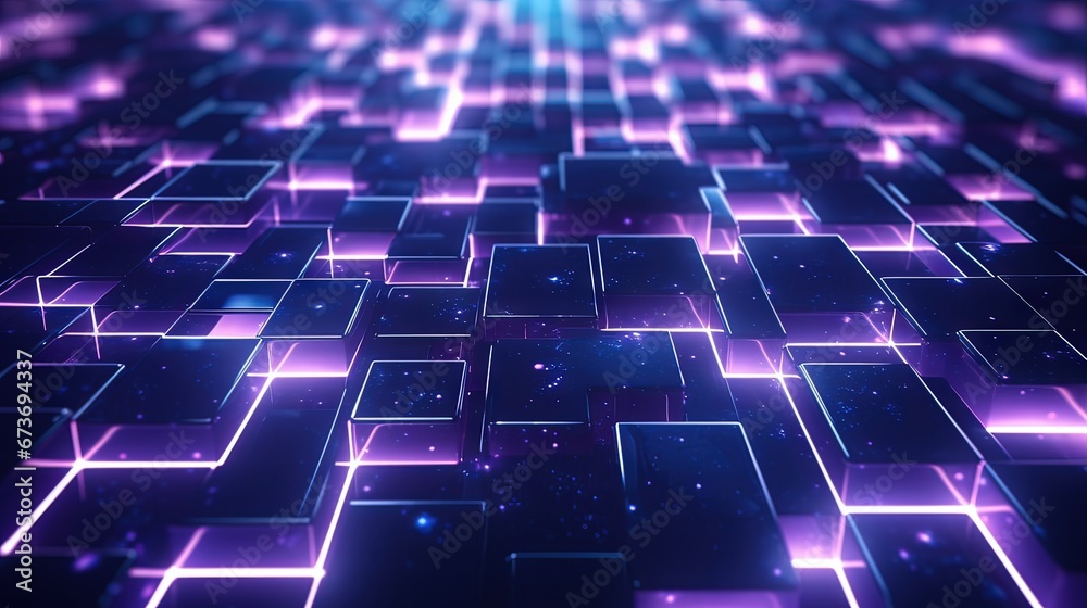 Obraz premium Abstract background with stars. AI generated art illustration.