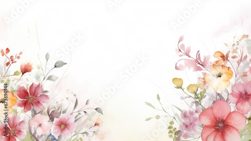 Luxury abstract art flower watercolor background. background for banner, poster, Web and packaging.