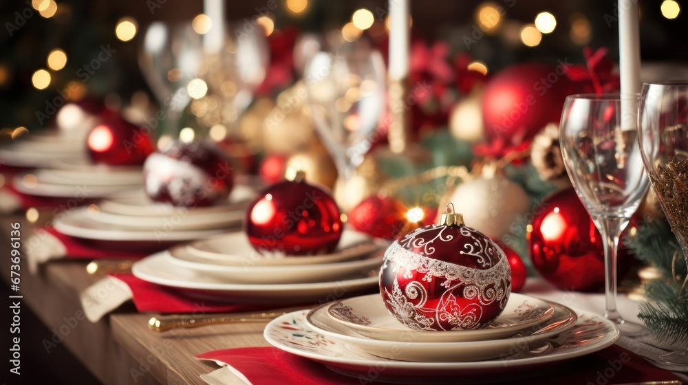 Christmas Holiday Dining stock photo Christmas Holiday Dining stock photo