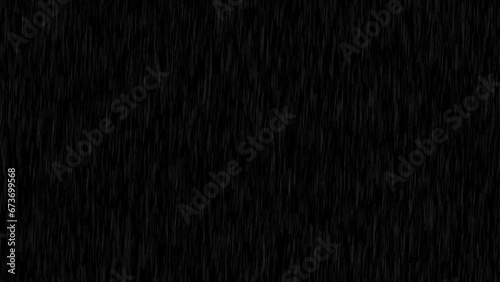 Rain falling Animation, Rain Falling on Black Background, rain black screen. 