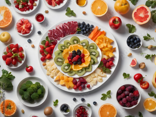 Wallpaper Mural salad with vegetables Torontodigital.ca