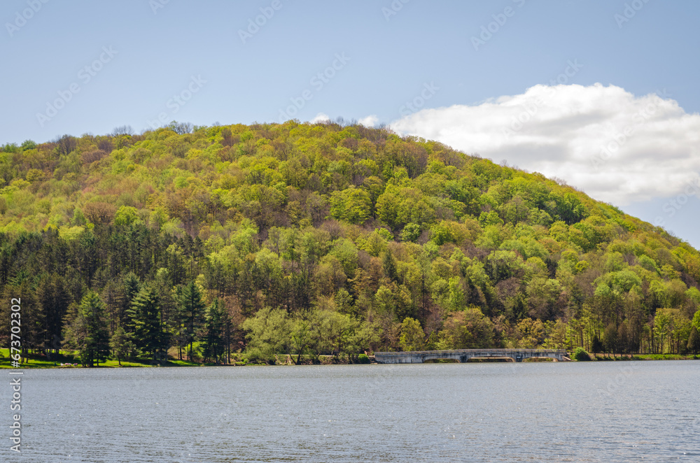 Quaker Lake at Allegany State Park in New York State