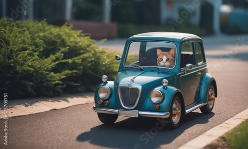 cat in car