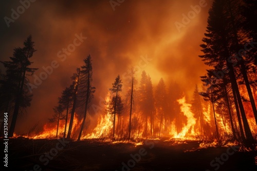 Close-up encounters with wildfires © Moon Story