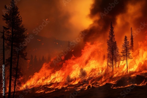 Foto Close-up encounters with wildfires