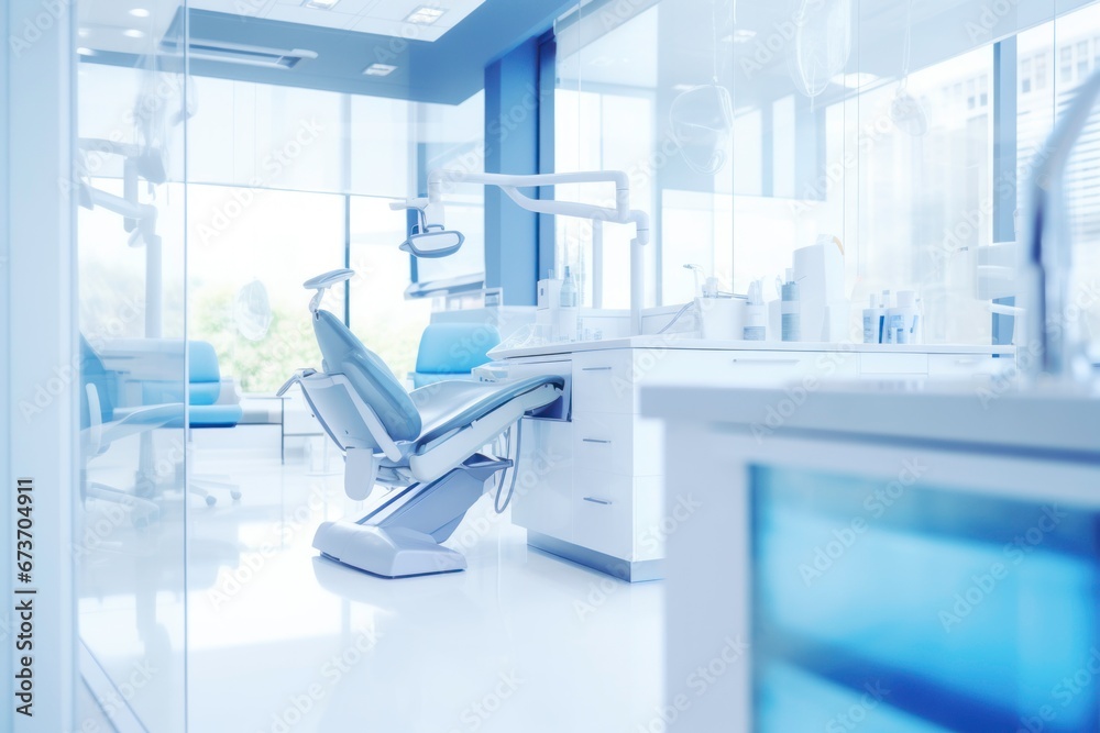 Background of a modern dental clinic interior Background of a modern dental clinic interior