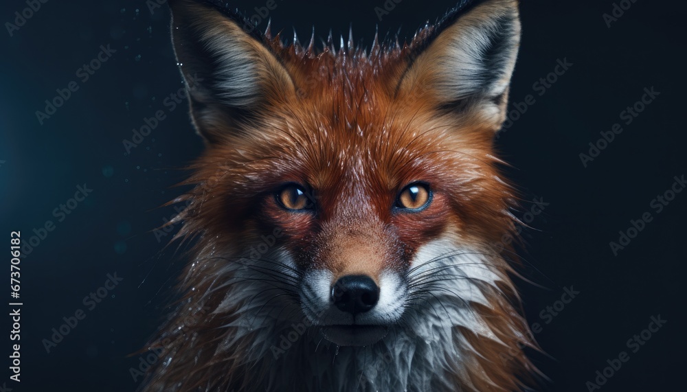 Fototapeta premium red fox portrait
