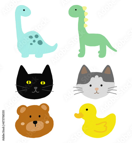 set of animals 