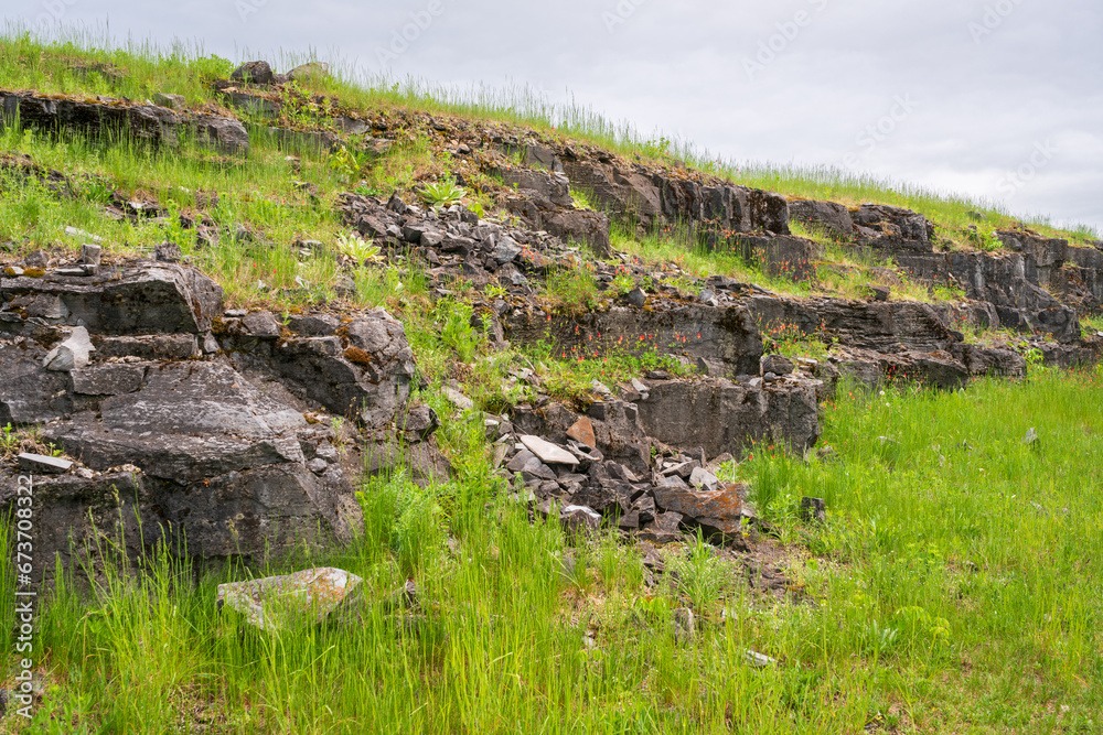 Fototapeta premium His Majesty's Fort at Crown Point, Crown Point State Historic Site