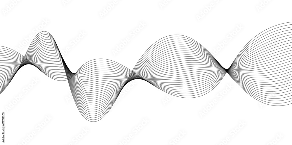 Abstract wavy technology curve lines on transparent background isolated. Grey wave swirl,Stylized line art background. Vector, Abstract wavy technology curve lines on transparent background isolated. Grey wave swirl,Stylized line art background. Vector,