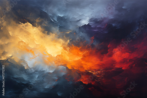 3D render of oil paint texture offers a dynamic and tactile canvas background.