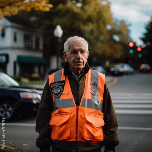 crossing guard envies their boss