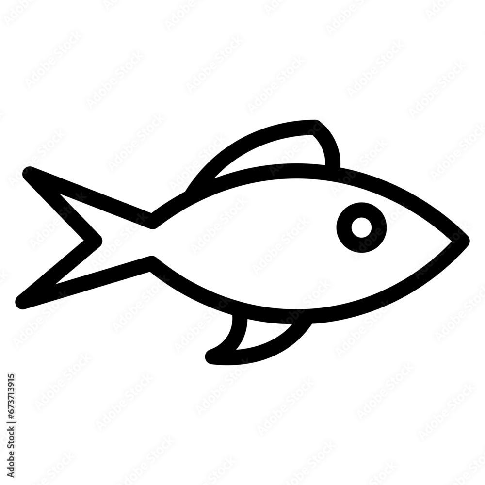 Fototapeta premium fish line 
