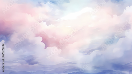 Watercolor PPT background poster wallpaper web page