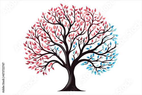 Tree Vector Art, Icons, and Graphics vector photo