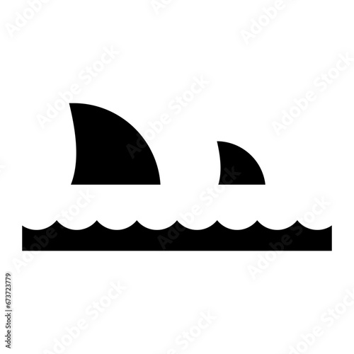 shark fin glyph