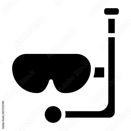 diving mask glyph