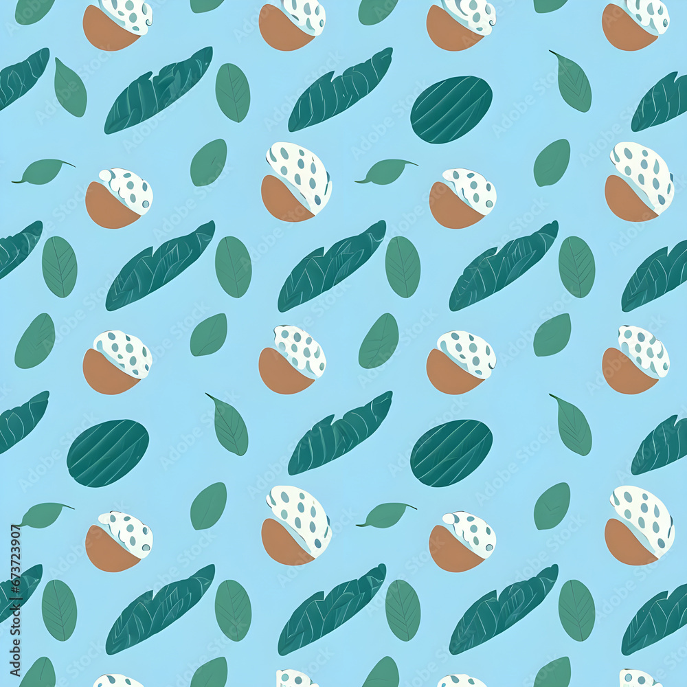 Pattern wallpaper in blue color Pattern wallpaper in blue color