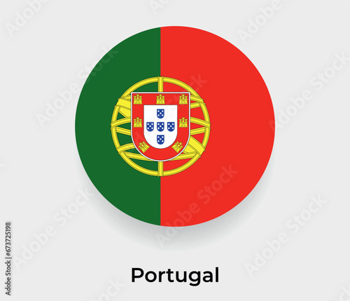 Portugal flag bubble circle round shape icon vector illustration Free Download Portugal flag bubble circle round shape icon vector illustration - GFXLoad