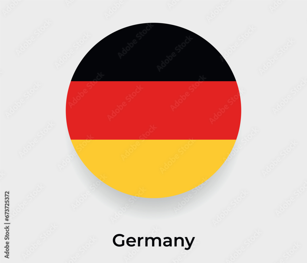Germany flag bubble circle round shape icon vector illustration Germany flag bubble circle round shape icon vector illustration