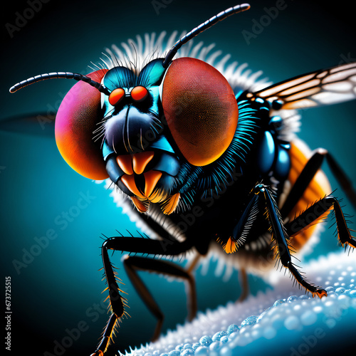 macro of a fly © Martin