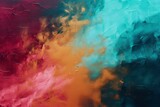 Fiery Teal and Burnt Pink Gradient Abstract Background.
