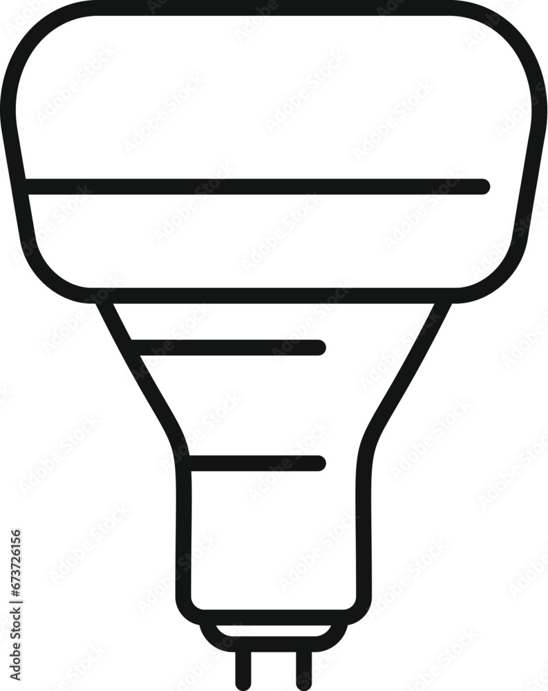 Creative good light icon outline vector. Good residence. Reception radiant Creative good light icon outline vector. Good residence. Reception radiant