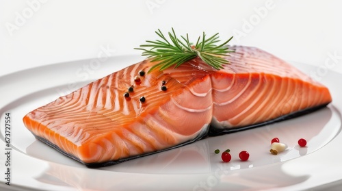 background of salmon steak 