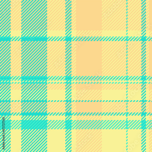 Background texture fabric of plaid check tartan with a seamless textile vector pattern.