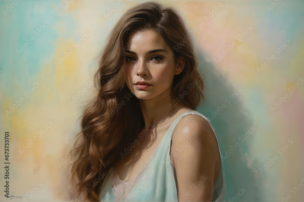 Painting style portrait Painting style portrait