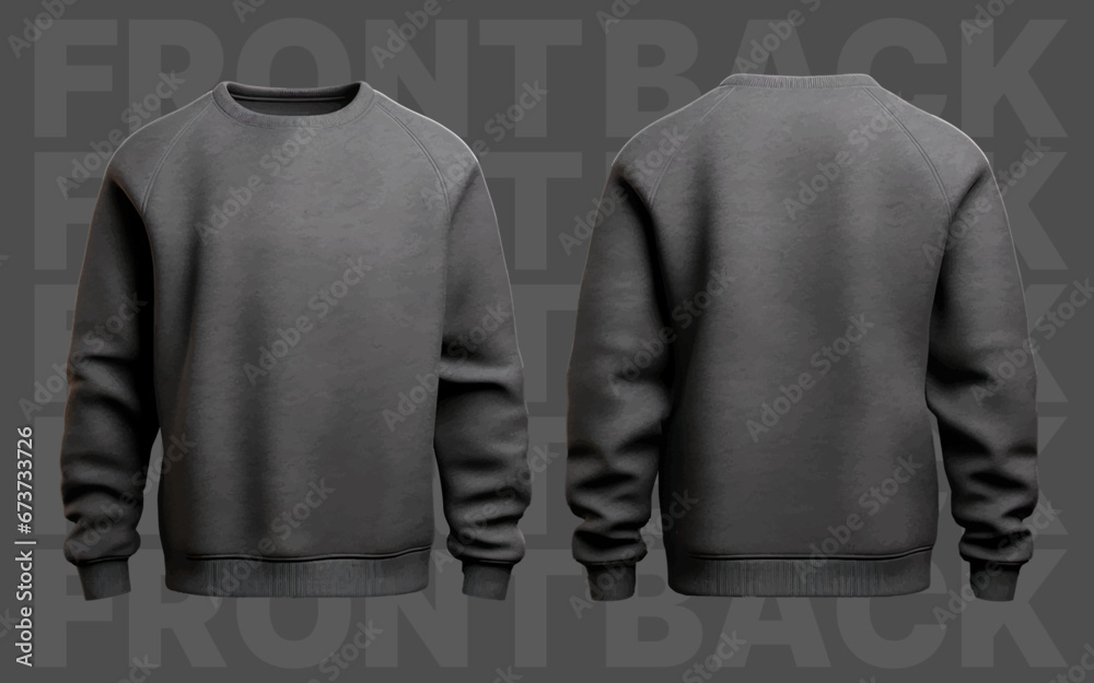 Sweatshirt mockup Hoodie sleeve template Front view shirt mock up Store designe hoodie clothes Editable shop style Stock Adobe Stock