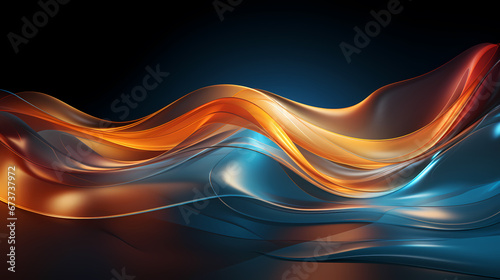 Colorful energy flow PPT background poster wallpaper web page