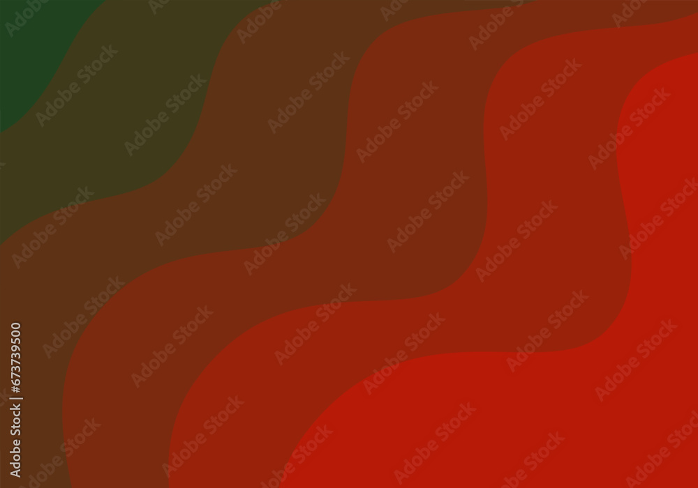 Red and green illustration of a background Red and green illustration of a background