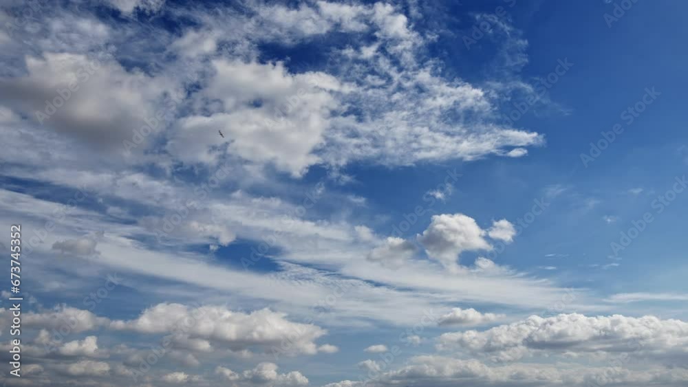 Soft White and Fluffy Clouds Floating On Blue Sky Soft White and Fluffy Clouds Floating On Blue Sky