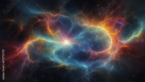 bright space background photo
