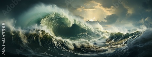 Ocean's Symphony: Giant Waves and Their Spellbinding Dance