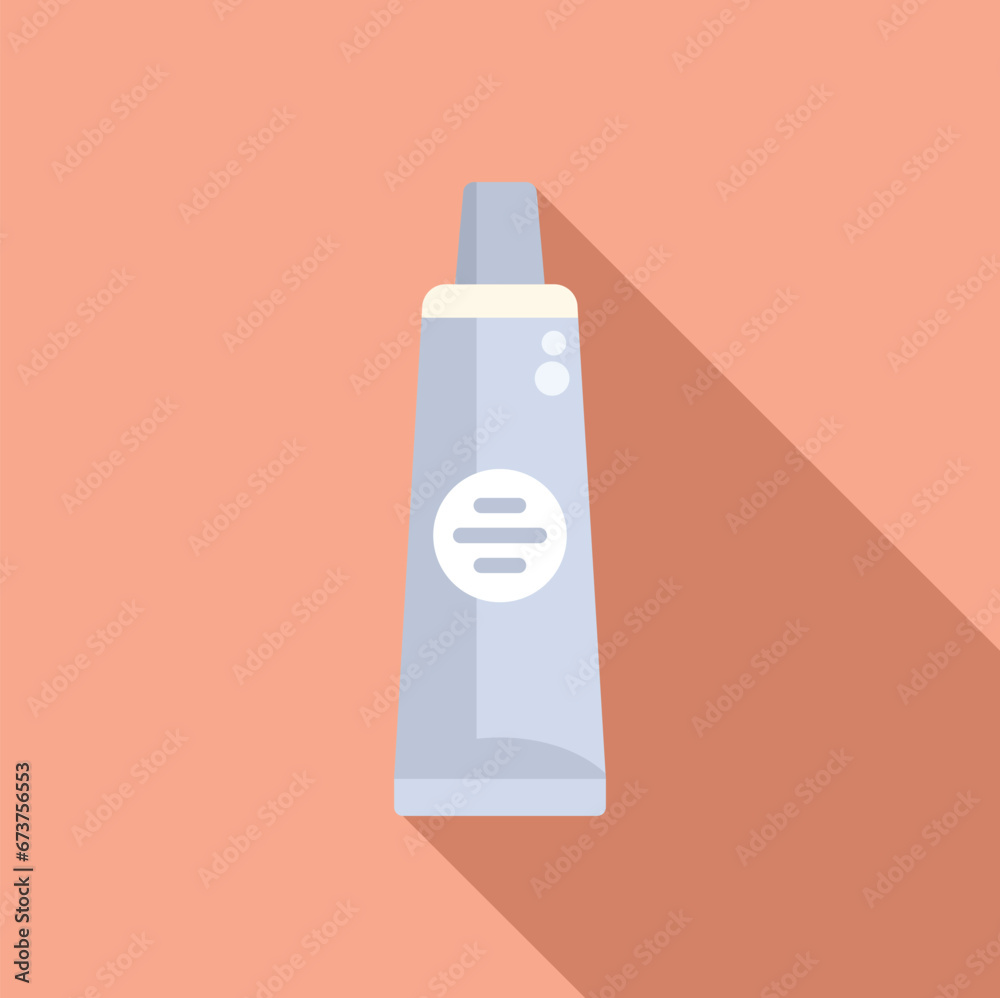 Laptop repair thermo paste tube icon flat vector. Data system. Fix app data Laptop repair thermo paste tube icon flat vector. Data system. Fix app data