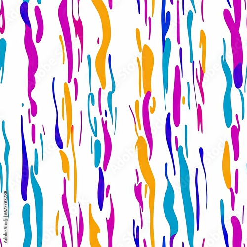 Seamless colored pattern in lines. AI generated.