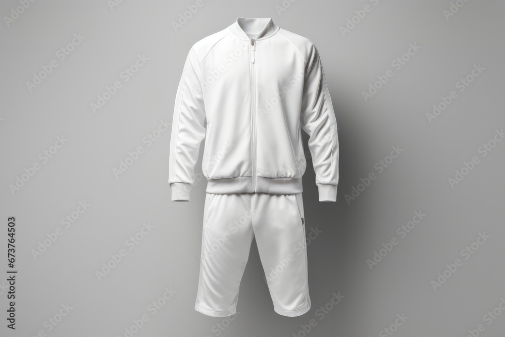 Blank Tracksuit Top With Pants, Mockup Template Blank Tracksuit Top With Pants, Mockup Template
