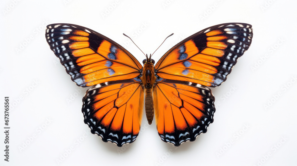 Fototapeta premium butterfly on white background
