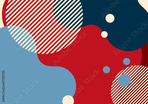 Wallpaper Mural Creative abstract bright background. Smooth liquid, stripes and dots on a white background. Template for prints, posters, flyers. Vector illustration. Torontodigital.ca
