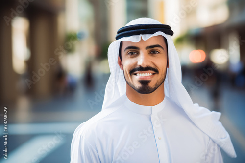 Happy arab business man smiling at the camera. Portrait of confident happy young man in a suit smiling at camera. Business concept, men at work.