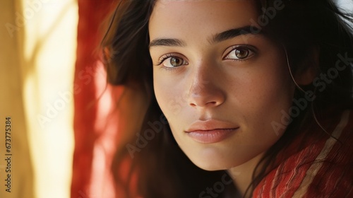 Portrait photo of a beautiful Spanish woman
