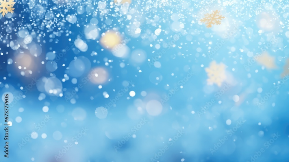 Winter snow background