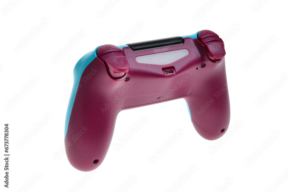 Joystick gaming controller isolated on white background Joystick gaming controller isolated on white background