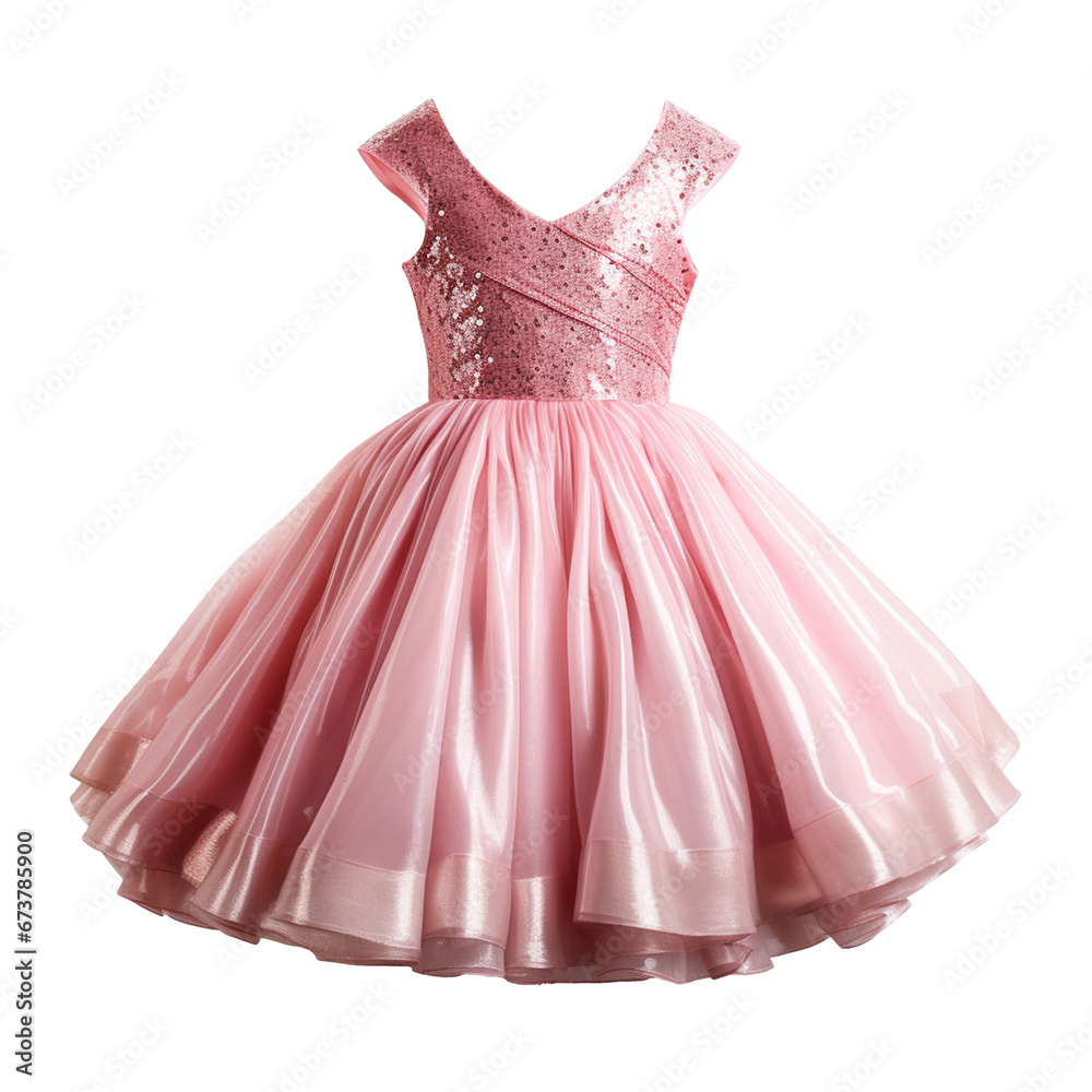 Pink princess dress. Ai generated image. Pink princess dress. Ai generated image.