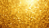 gold squares background texture, abstract golden yellow ,  golden square surface mosaic wallpaper,  christmas ,new years,
